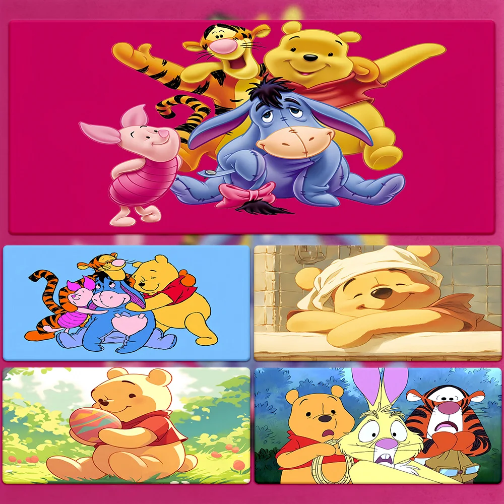 Large Mousepad XXL Winnie The Pooh Mouse Pad Keyboard Gaming Accessories Mouse Mats Game Office Computer PC Gamer Laptop Mat