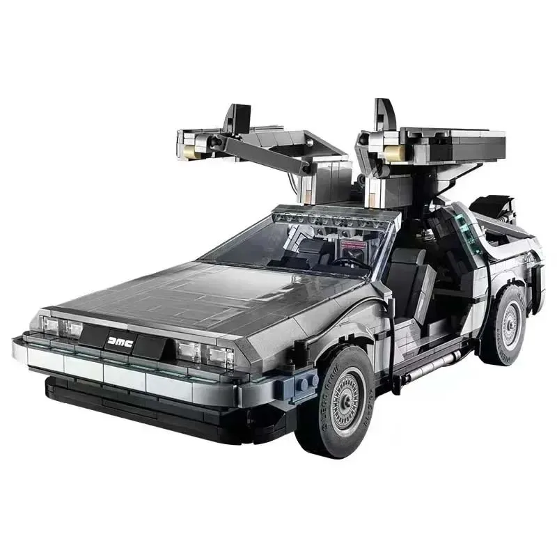 1872 pcs DeLorean Back to the Future Time DMC-12 10300 Machine Sport Car Building Blocks Fit Bricks Toys for Children Chritmas G