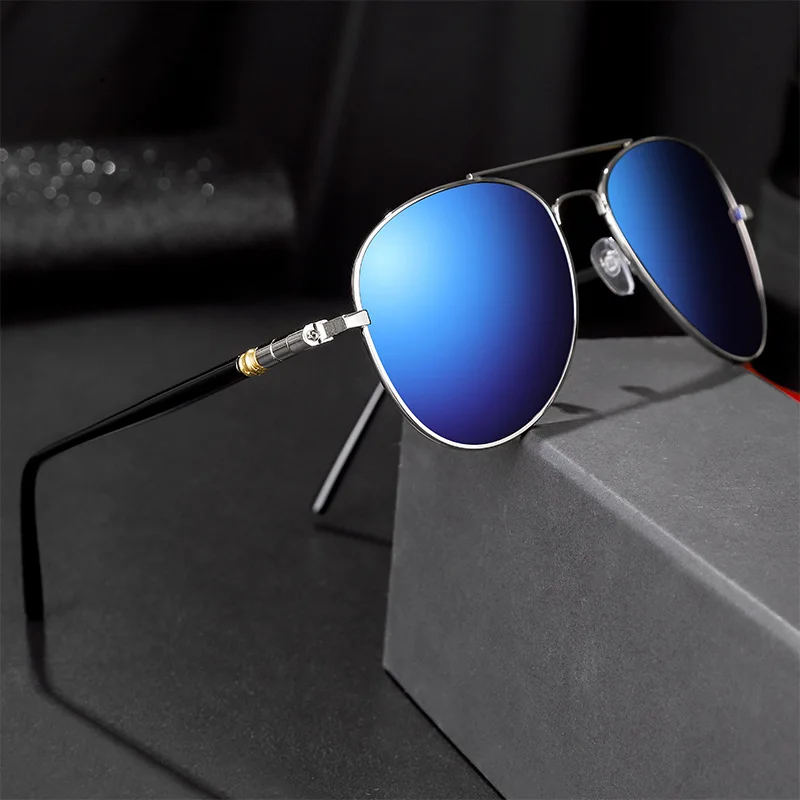Classic Oversized Aviator Sunglasses for Men Women Protection Sun Glasses  Retro Metal Frame Trendy Outdoor Shades UV Eyewear