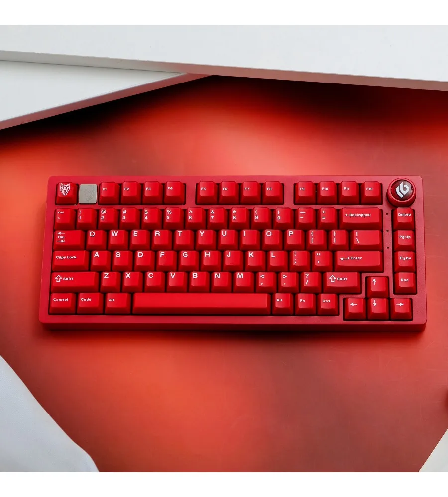 Keycap Personality Original height ABS two-color ruby semi-transparent keycap