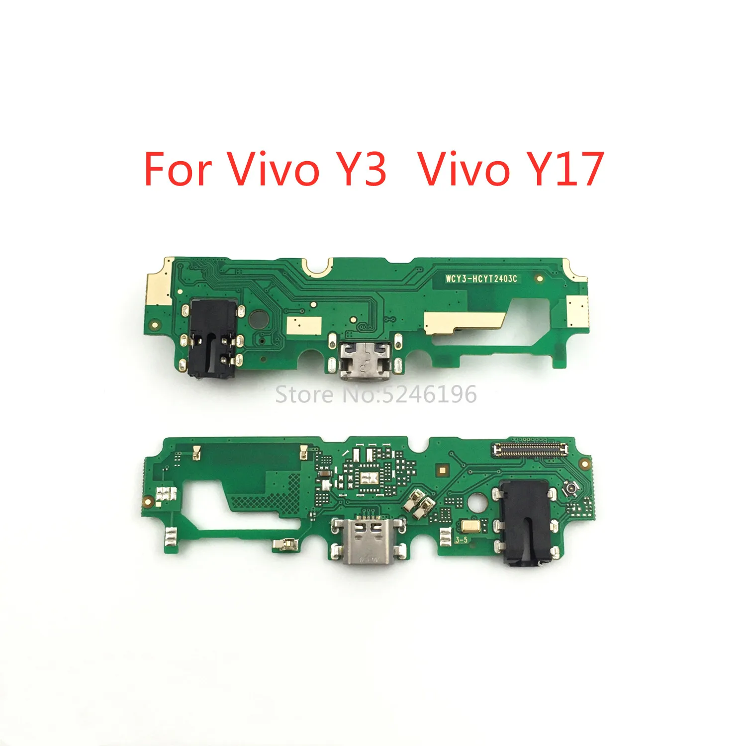 

1pcs USB Charging Port Charger For Vivo Y3 For Vivo Y17 Base Connector Microphone Replace Part