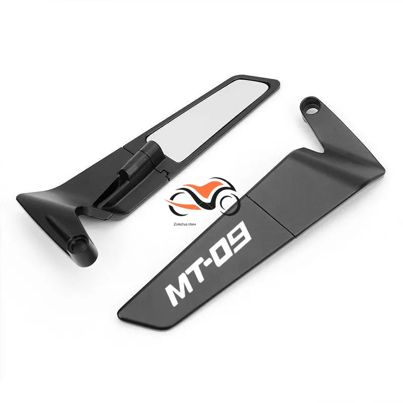 

Motorcycle Side View Mirror carbon fibre Mirror Stealth Winglets Rearview Mirrors For YAMAHA MT-09 SP 2025 mt09 SP Accessory