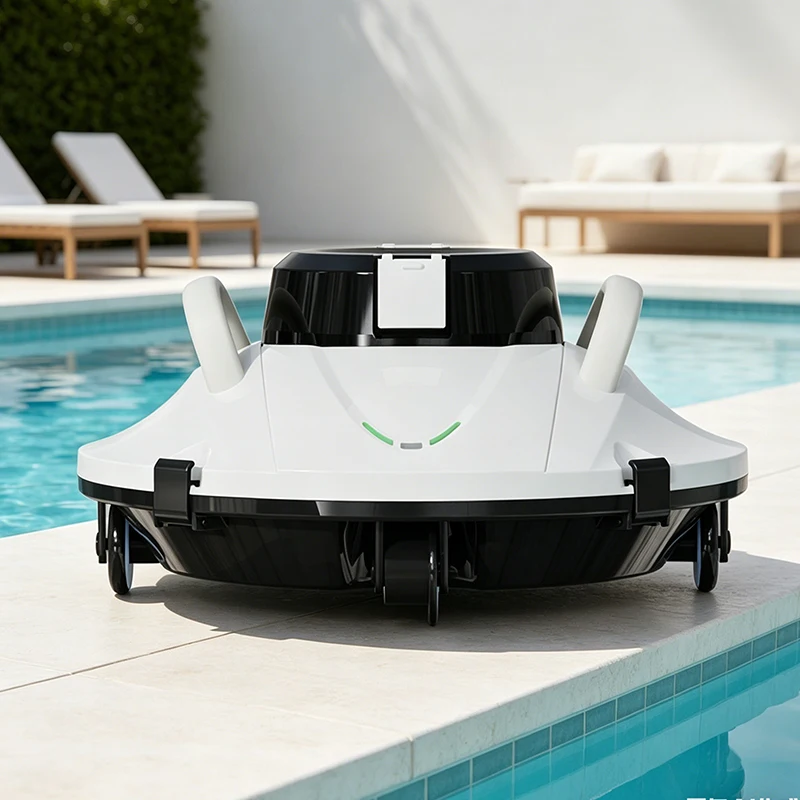 

Industrial Deep Cleaning Underwater Cordless Electric Smart Automatic Pool Robot For Swimming Pool