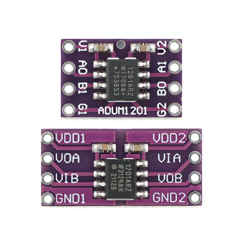10pcs ADUM1201 Serial Port Dual-Channel Digital Isolator Module Magnetic Isolation / SPI / CAN Bus Transceiver
