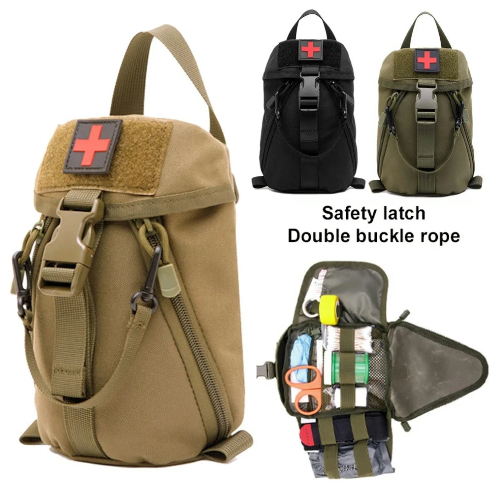 Nylon Empty First Aid Bag Trauma Kit Bag IFAK Pouch Trauma Medic Bag First Aid Pouch for Home and Outdoor Activities