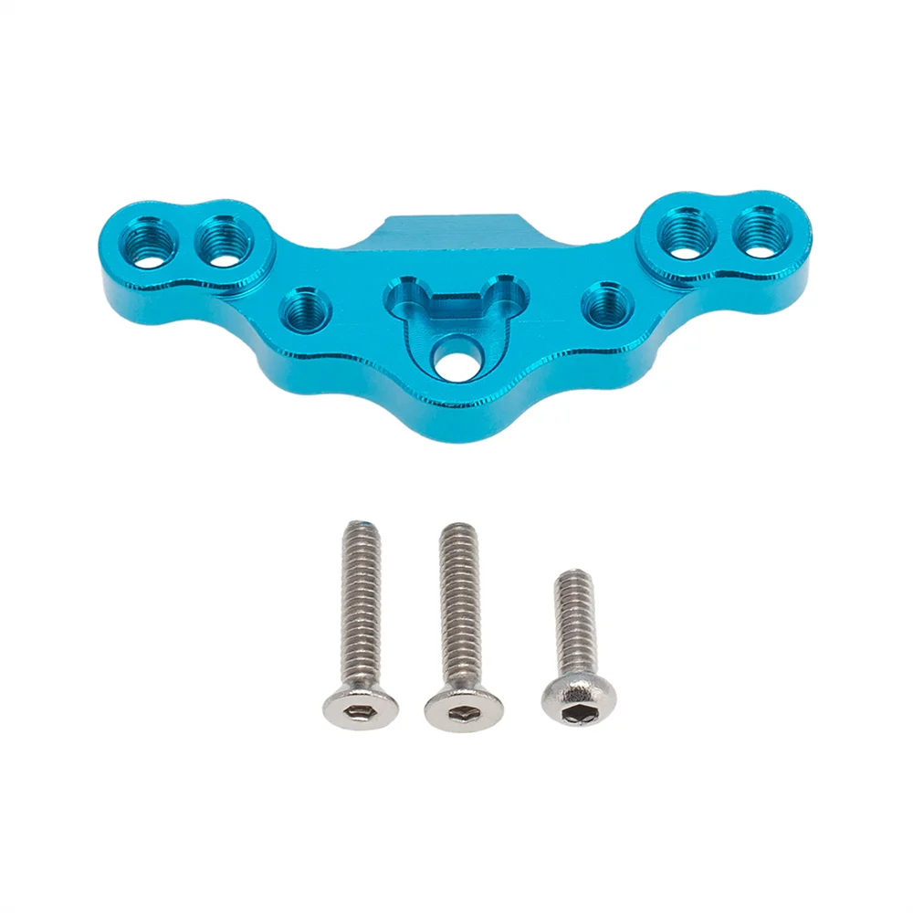 Metal Front Upper Arm Tie Rods Mounts Camber Block for Losi 1/18 Mini-T 2.0 2WD Stadium RC Truck Car Upgrade Parts,1