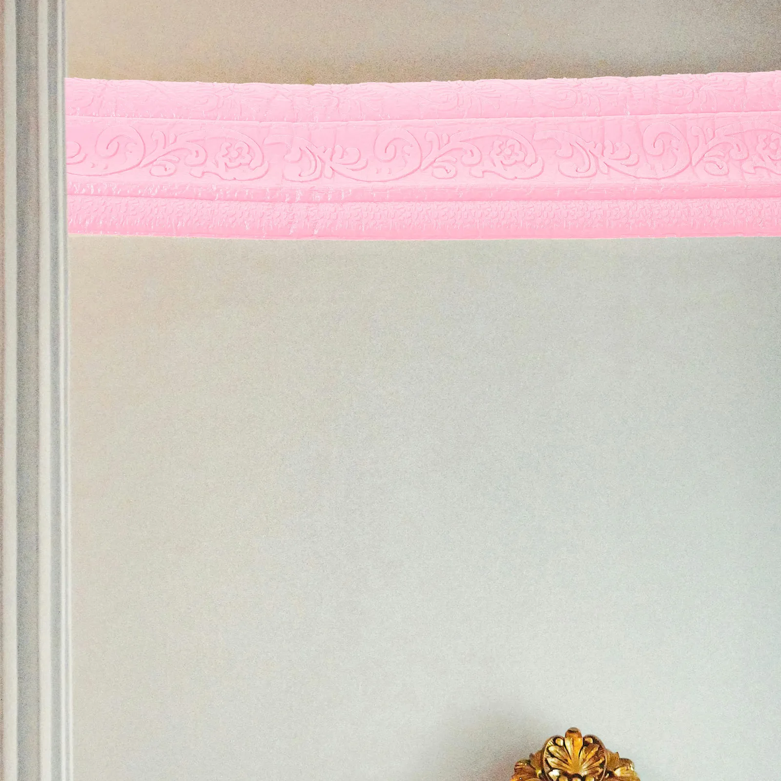 2.35 متر رغوة ذاتية اللصق صب تقليم جدار الزاوية قشر عصا حافة الزخرفية لخزانة الحائط بلاط السقف مرنة خفيفة الوزن