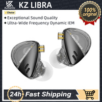 KZ X Angelears Libra Wired HiFi In-Ear Earphone Ultra-Wide Frequency Dynamic IEMs Monitor Earbuds with 2PIN cable PK EDX PRO