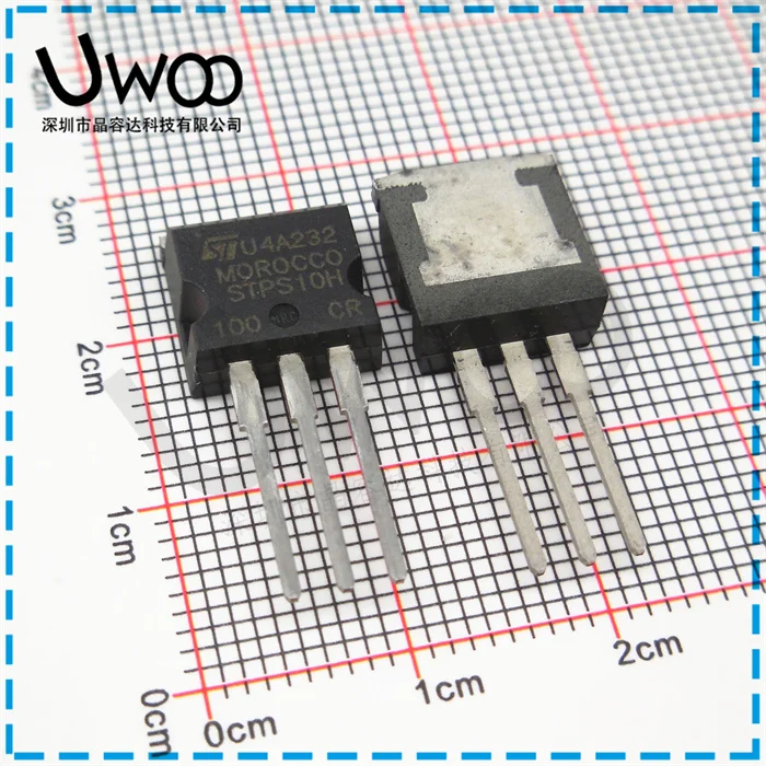 100%Original  New STPS10H100CR 10A 100V TO262