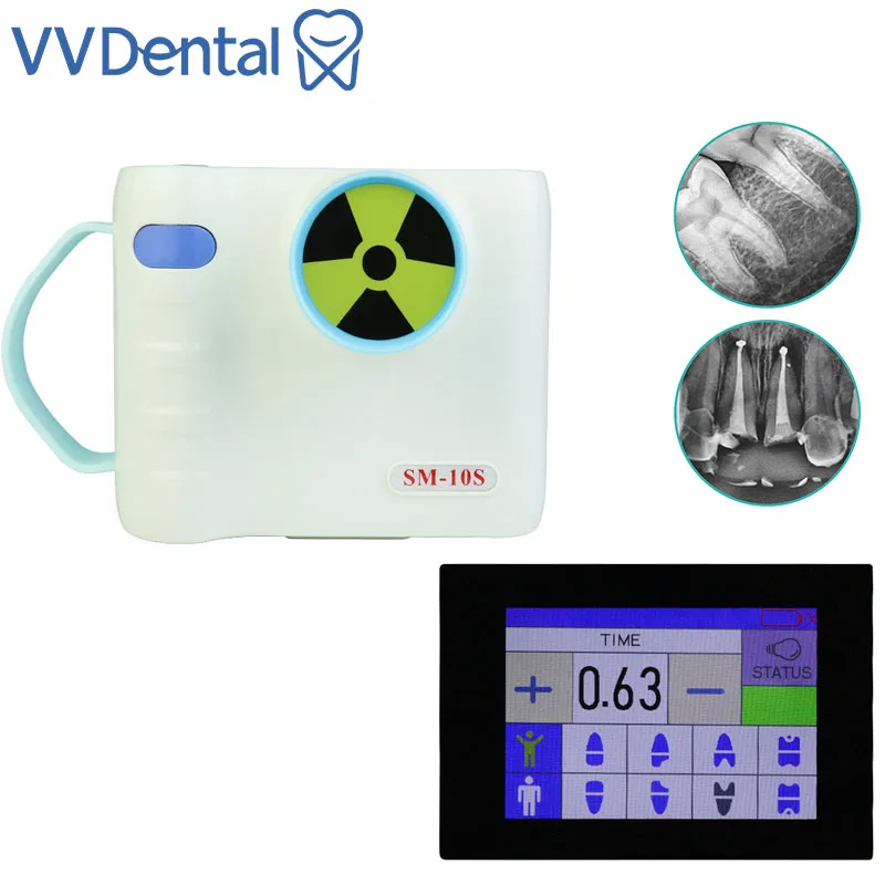 

VVDental Dental X-ray Machine High Frequency Portable Dental X-ray Unit Touch Screen Wireless X-Ray Unit Digital Sensor