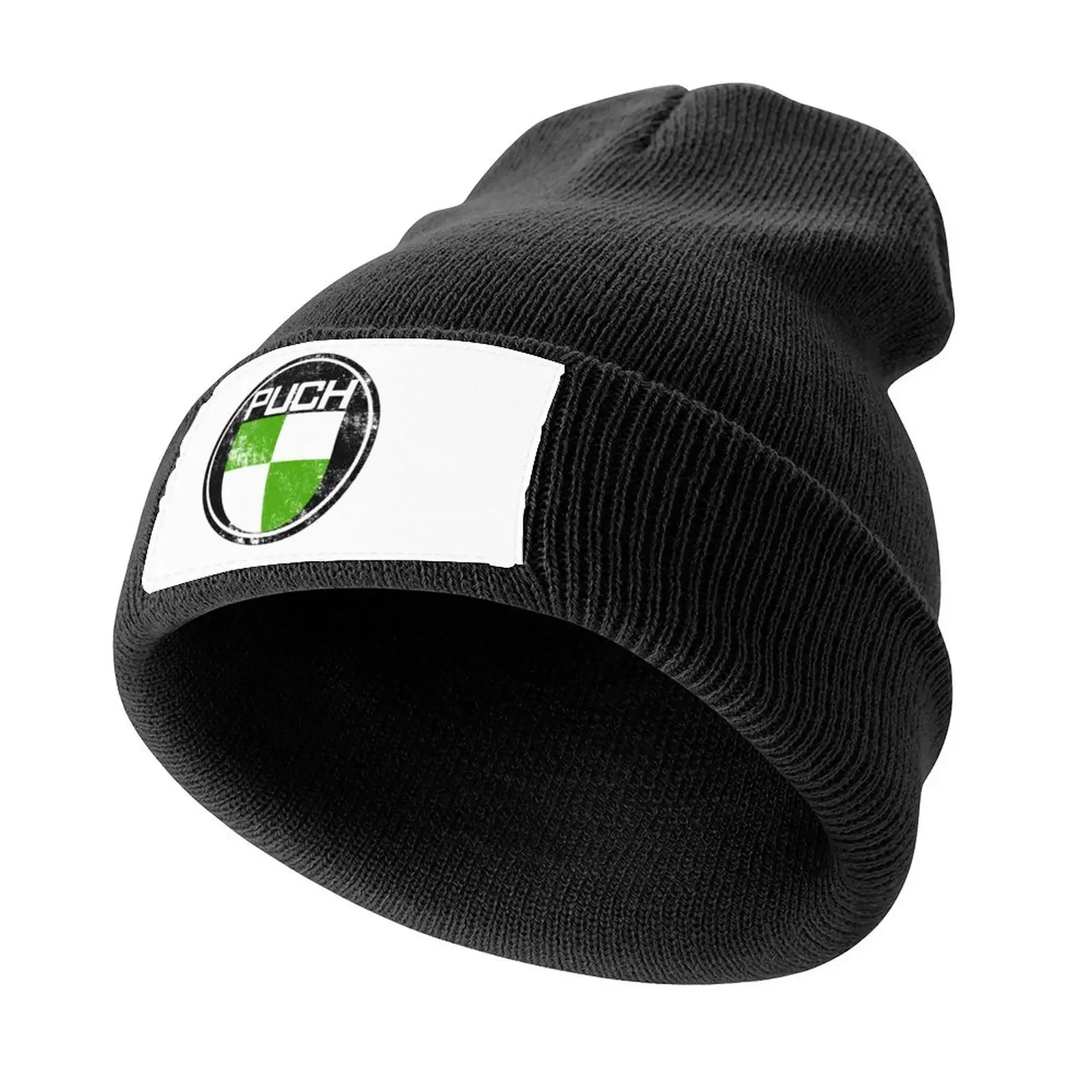 T3 Synro Puch Logo Grunge Bulli Vespa Scooter Knitted Cap Military Tactical Cap summer hat derby hat Men's Hats Women's