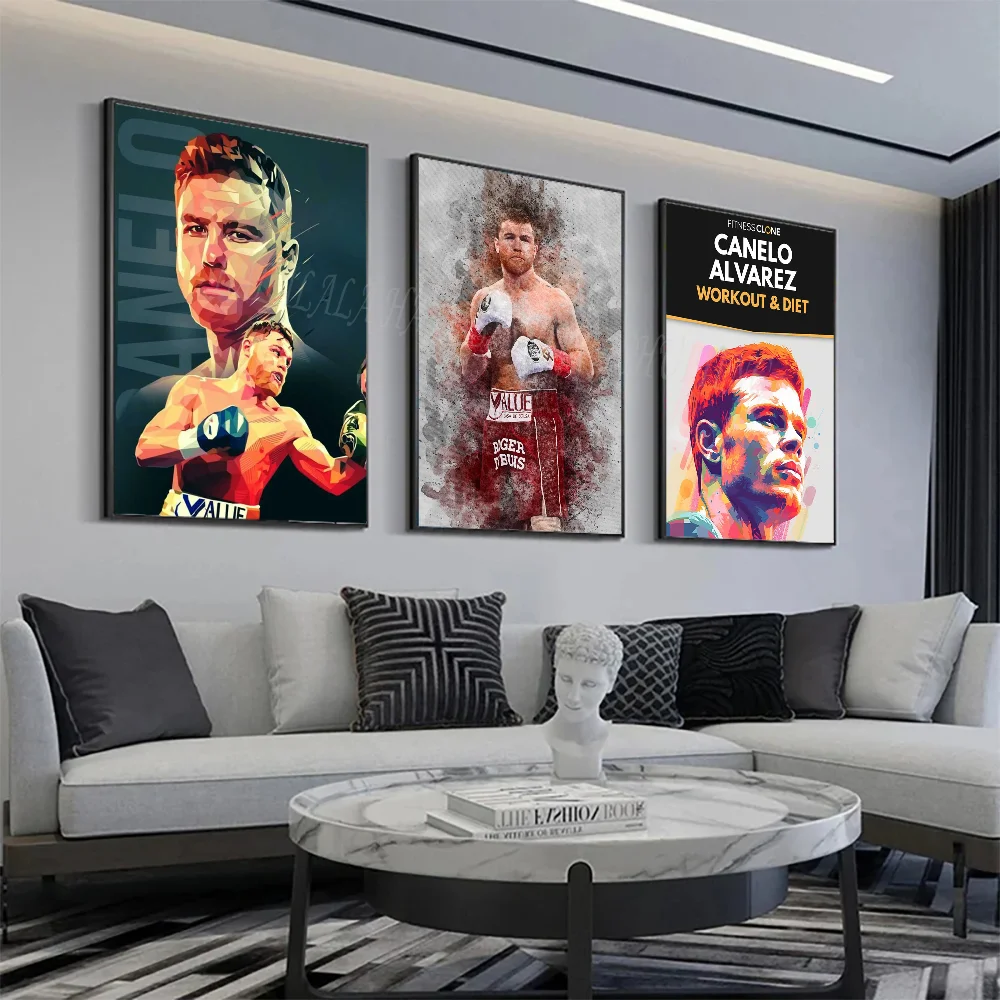 Canelo Alvarez Boxer Poster Wall Art Home Decor Room Decor Digital Painting Living Room Restaurant Kitchen Art