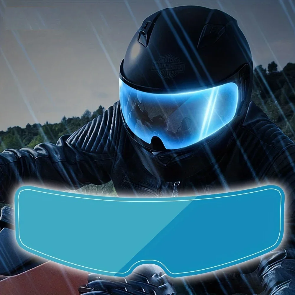 

Motorcycle Helmet Mirror Rainproof Film Rainproof Anti Fog Sticker Universal High Definition Sticker Motorcycle Accessories
