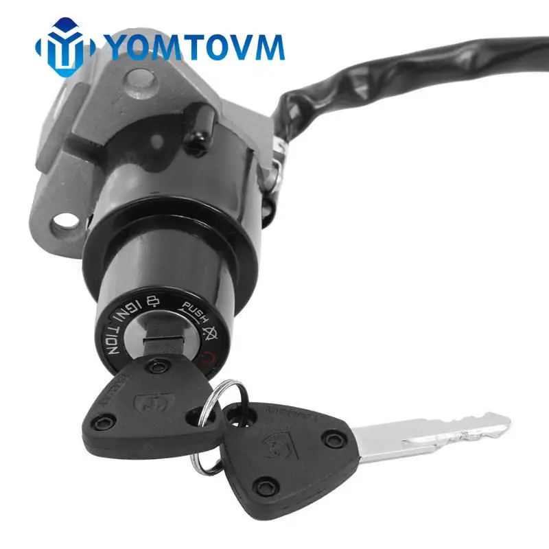 Motorcycle Ignition Switch Lock Keys For Yamaha DT125R XT600KN TZR250 FJ600 XJ750