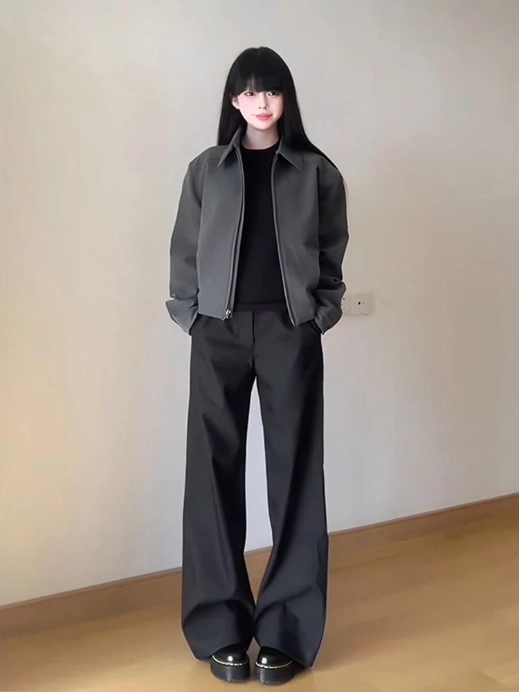 

Мужские брюки Cleanfit: прямые, широкие, свободные, удобные, из полиэстера, в американском стиле, повседневные, длинные