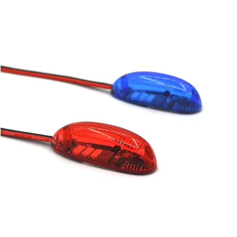 ZMR-Lámpara de luz de navegación de advertencia de bajo voltaje, batería de litio Led, alarma de zumbador de baja presión para aviones de ala fija RC, coche y barco