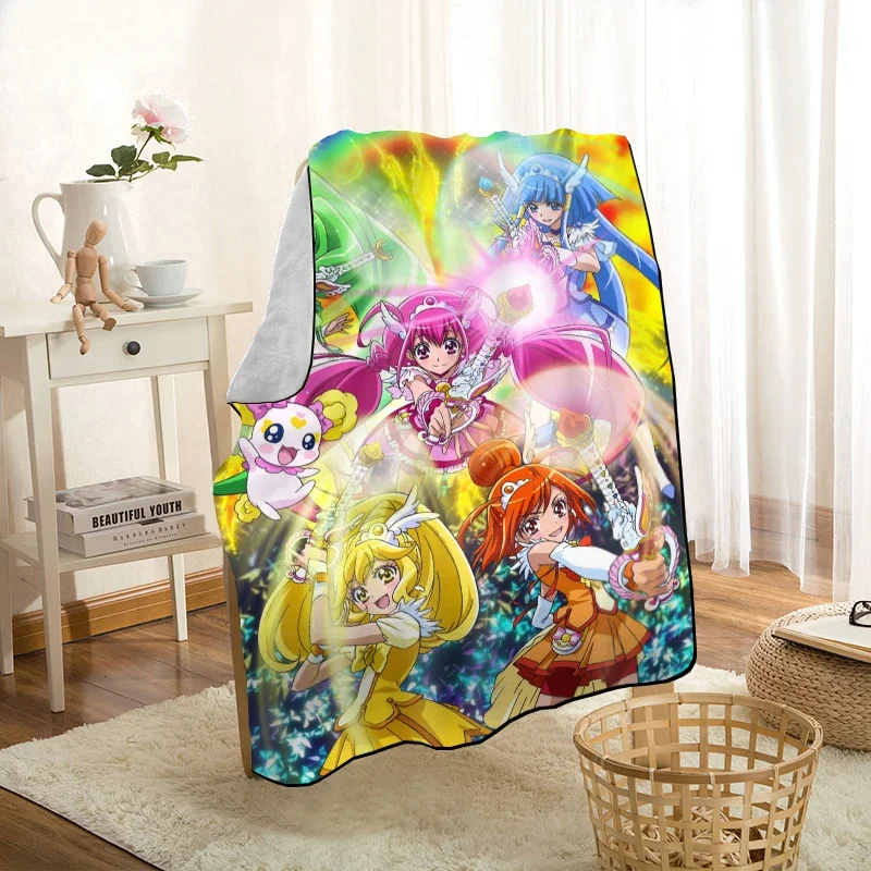 New Arrival Smile Precure! Blankets Printing Soft Blanket Throw On Home/Sofa/Bedding Portable Adult Travel Cover Blanket