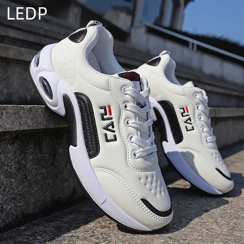 Men\'s Casual Sports Shoes Running Shoes Thick Bottom Outdoor Comfortable Trendy Versatile Breathable Fashion Non-slip Shoes