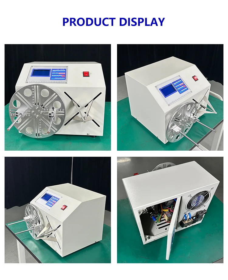 سماعة التلقائي لف التعادل ماكينة تجليد حلقة السيليكون توسيع الأربطة المطاطية المرنة كابل بيانات USB كابل الصوت