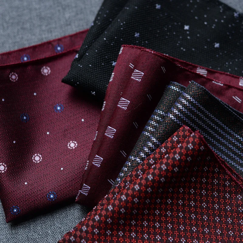 2pcs Men's Suit Pocket Towel Handkerchief Banquet Business Dress Pocket Small Square Scarf Chest Accessories Wedding Decoration