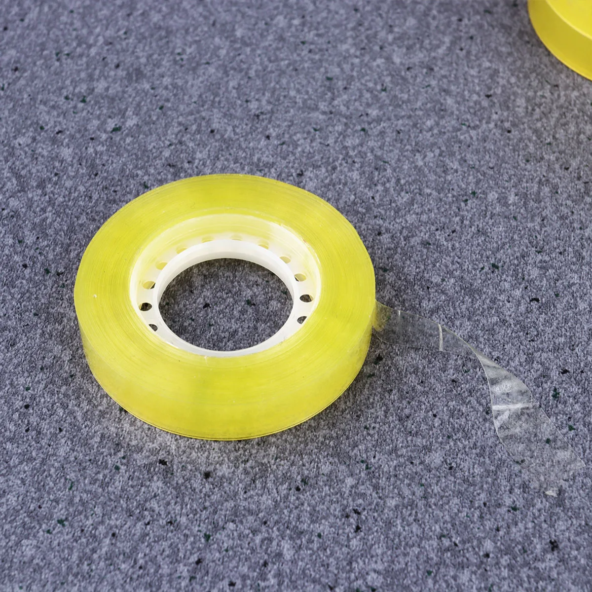 

12Pcs 11mmx30m Clear Yellow Packing Tape Heavy Duty Transparent Adhesive Tape for Boxes Sealing Packaging Craft Gift Wrapping