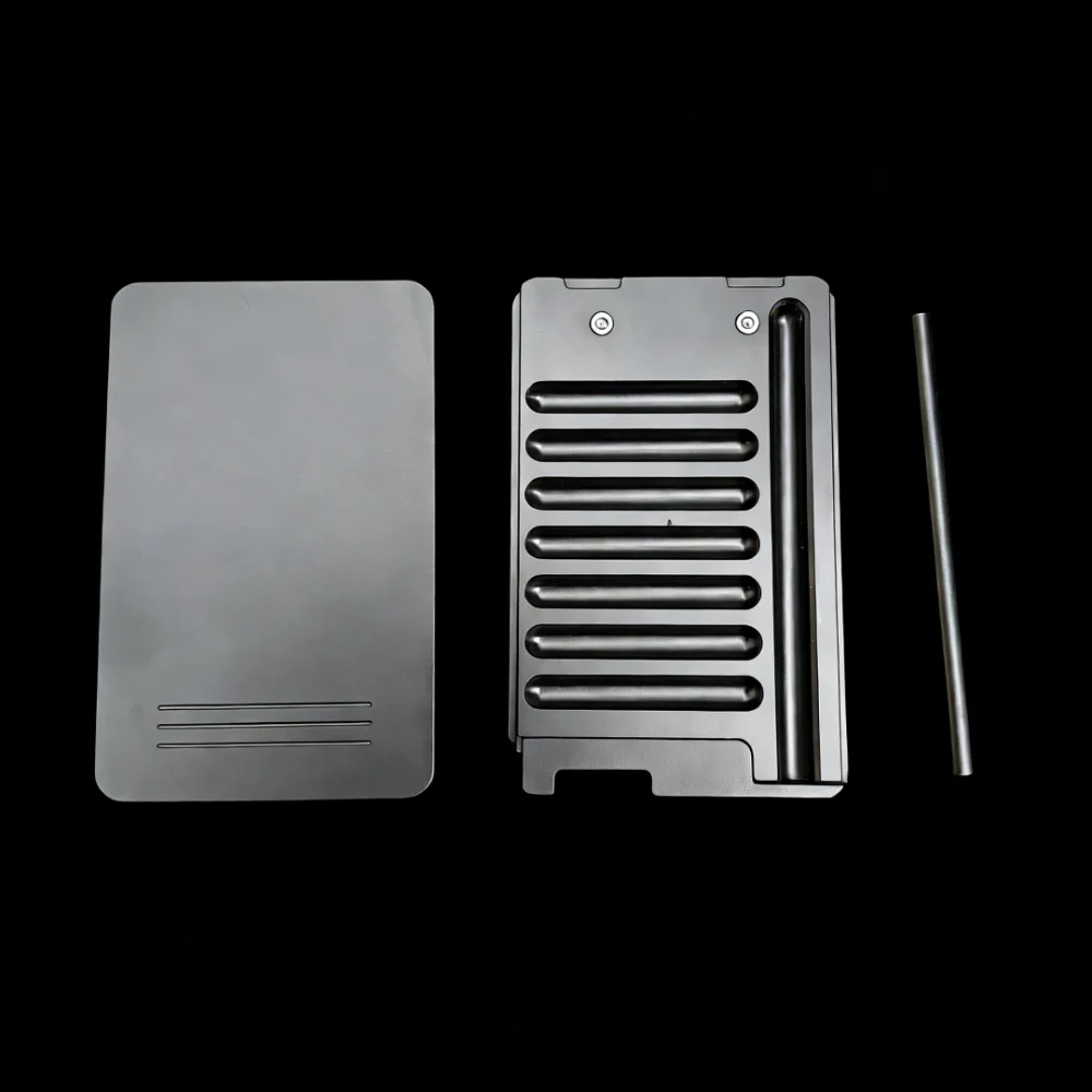 Metal Snuff Kit Container with Sild Lid in Aluminum Straw Pocket Size Portable Storage with Gift Box