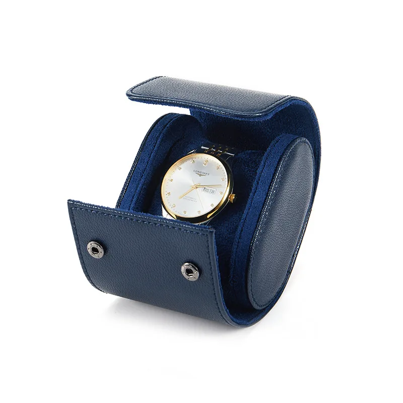Embers lederen horlogerol 1 2 3 slots luxe echte horloge opbergdoos reistas horlogekast geschenkdoos horlogezakje - afbeelding 1