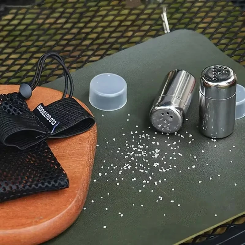 Camping Cooking Container - Small Camping Salt Shaker Portable Salt