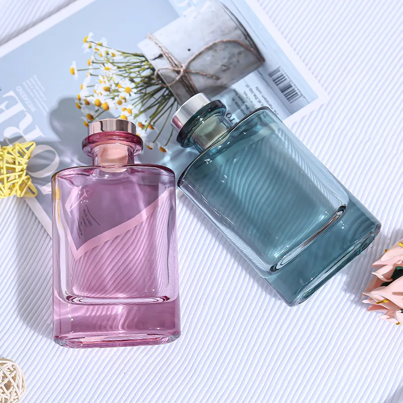 

5PCS 150ml Nordic INS Colourful Aromatherapy Bottle, Essential Oil Rattan Sticks Volatilization Container Wedding Decor Bottle