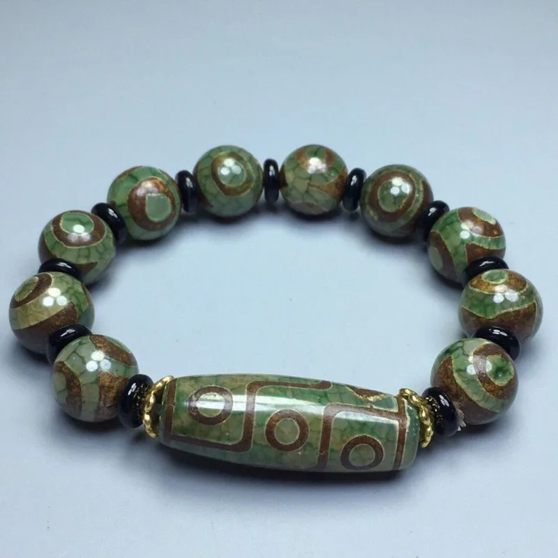 

Classic Fashion Dzi Bead Bracelet Bracelet Agate Men's and Women's Ethnic Style