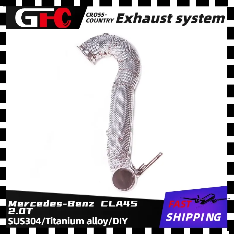 

Catless downpipe for Mercedes-Benz CLA45 2.0T cat-free downpipe exhaust system