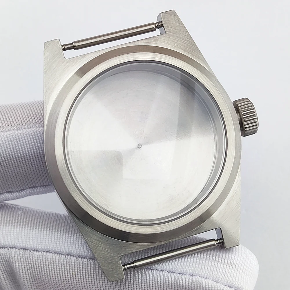 NH35 case 904L stainless steel sapphire case 38mm fits NH35 movement watch case 10Bar waterproof wearable case