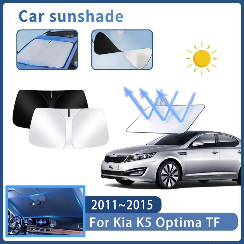 

Car Sun Visor For Kia K5 Optima TF 2011~2015 2014 MK3 Front Windshield Sunshade Heat Insulation Summer Cooling Auto Accessories