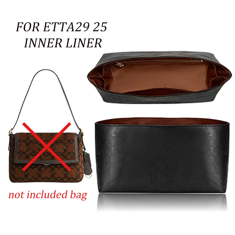 Dupont Paper Waterproof Storage Organizing Insert Bag Support For Etta29 25 Flap Bag Orderly Neat Stuff Bag Strap Three-dimensio