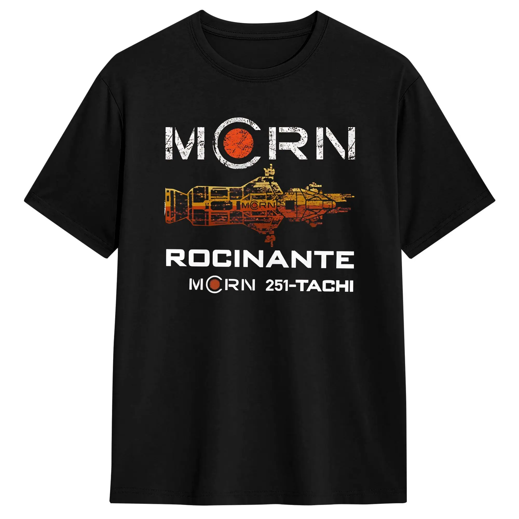 The Expanse MCORN Rocinante Cotton T-Shirt For Men's Summer  Y2K Basic T Shirts Hip Hop Tee Shirt Plus Size Clothing