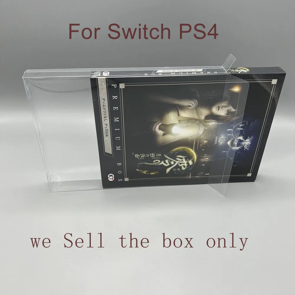 Transparent Display box For Switch PS4 for Fatal Frame: Mask of the Lunar Eclipse Limited  Game Storage protective cover