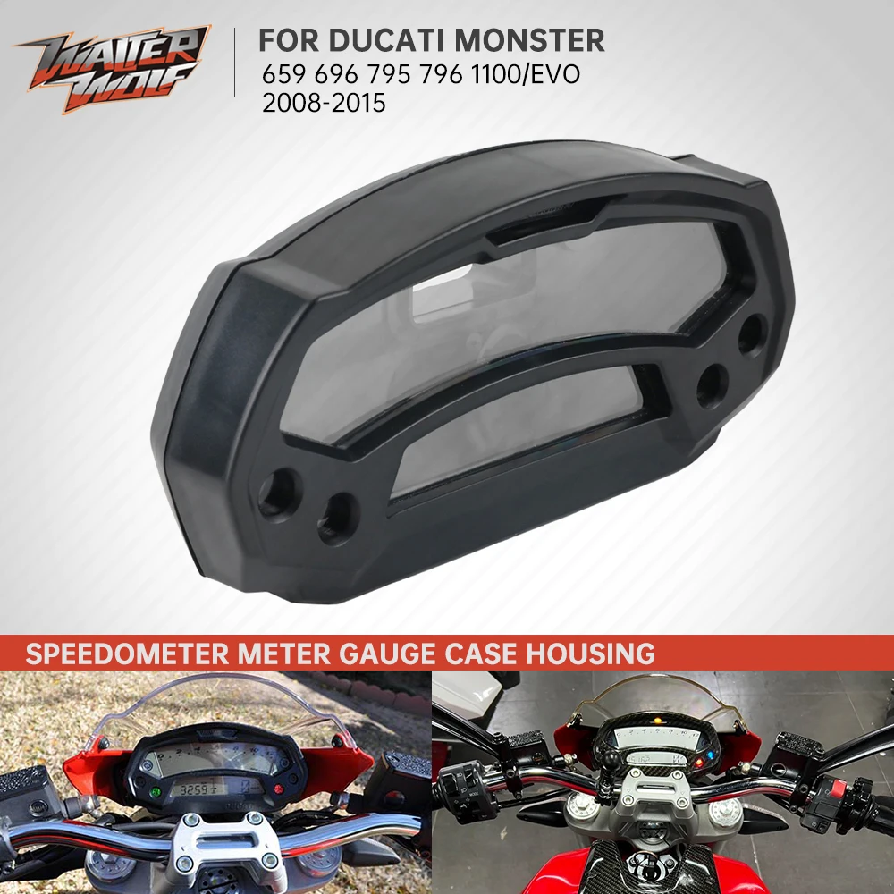 

Speedometer Meter Gauge Housing Cover For DUCATI Monster 659 696 795 796 1100 EVO 2008-2015 Instrument Case Tachometer Panel