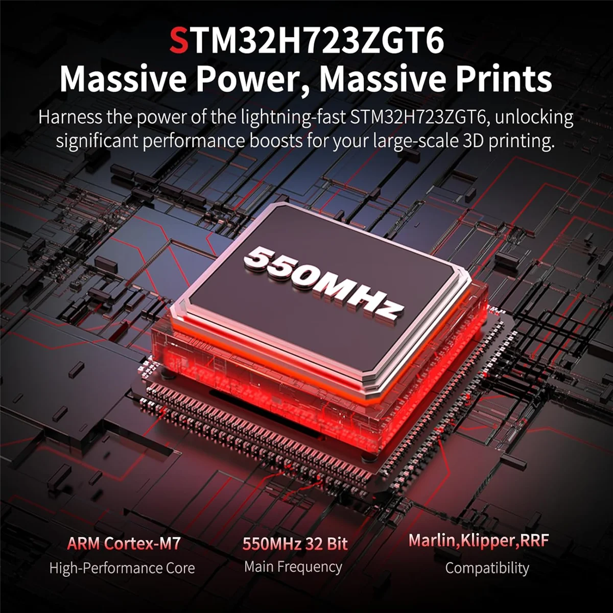 N35R_DU BIGTREETECH Kraken Control Board Onboard 8xTMC2160 Drivers