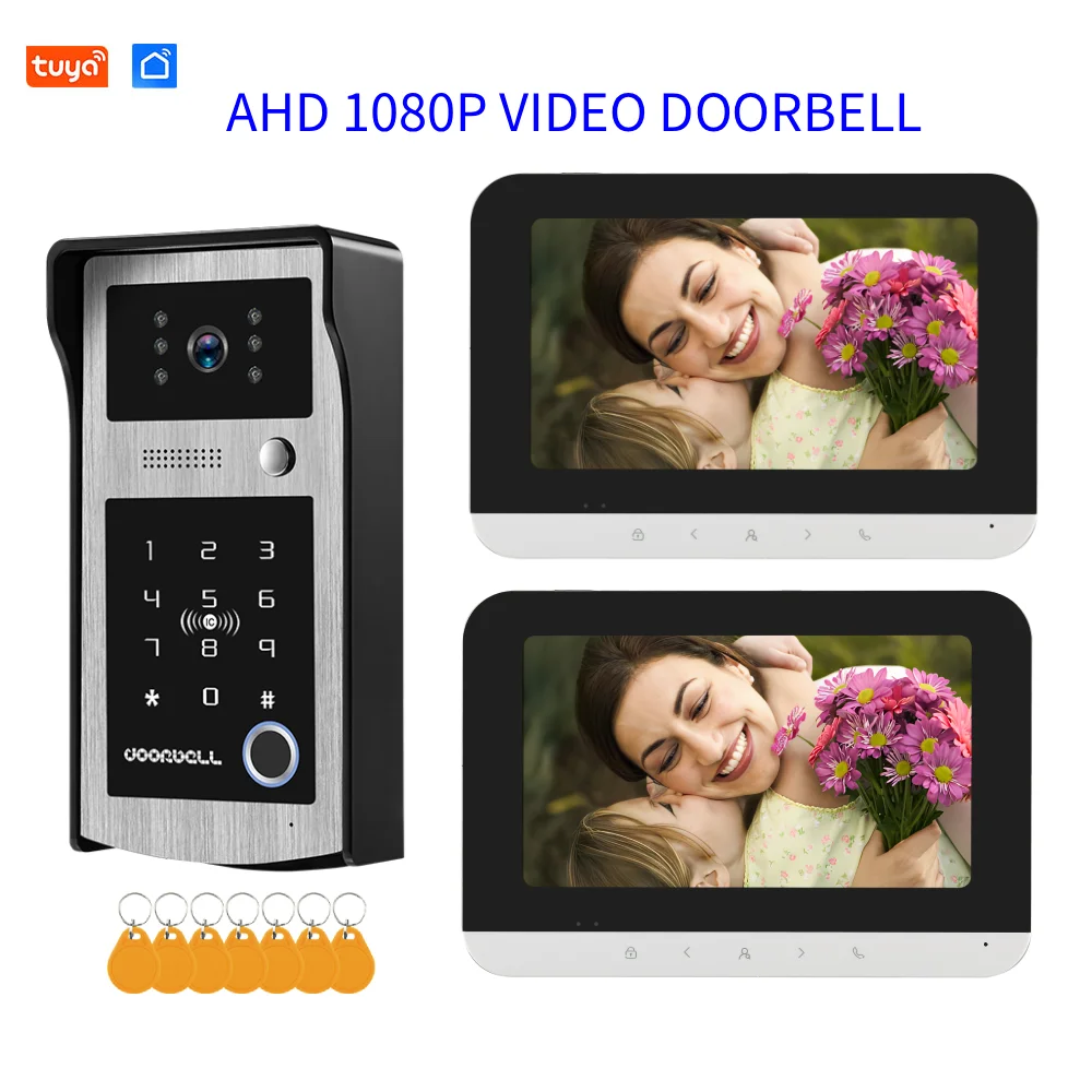 

Tuya Smart WIFI Video Intercom In Private House Video Doorbell Camera Outdoor Security Intercoms System For Home Villa Security