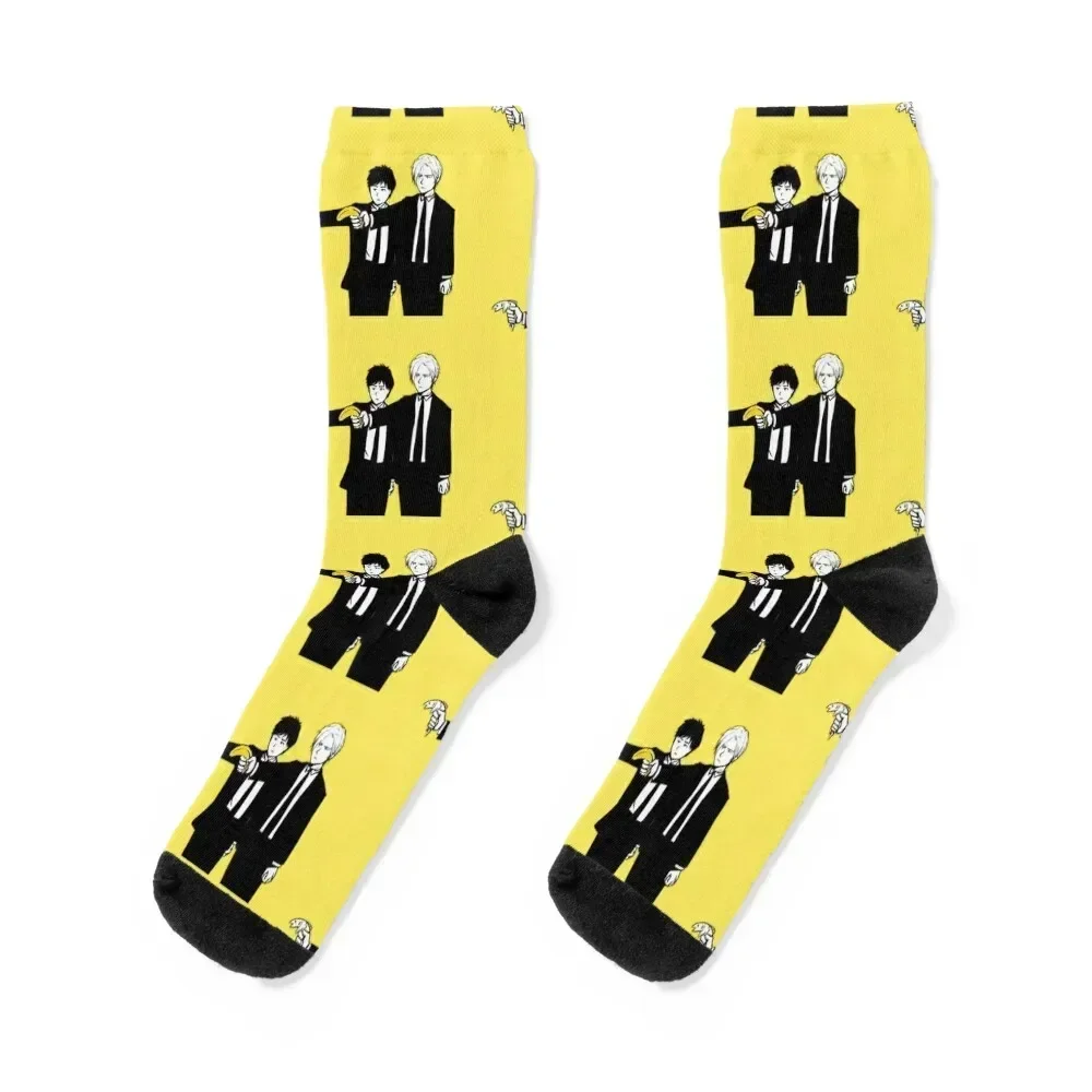 

Ash and Eji - Banana Fish Socks Climbing funny gift winter thermal Non-slip Socks Man Women's