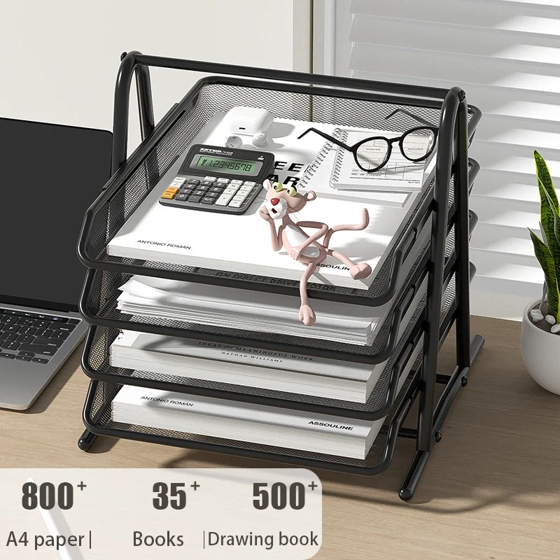 

3 Tier Mesh Desk Organizers,Office Supplies Organizer,Desk Organizer Tray,File Storage,Mesh Paper Tray,File Organizer Tray