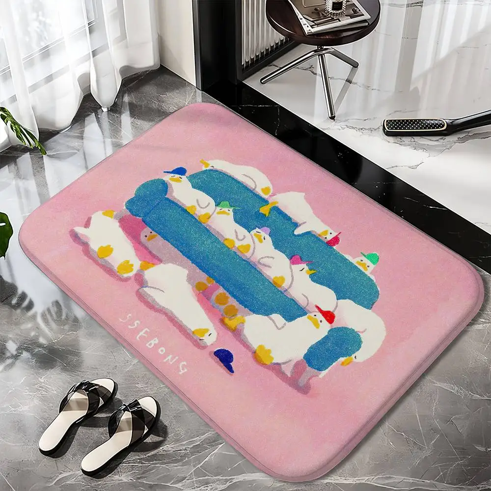 

SSEBONG Floor Mat Printed Large Carpets Room And Bedroom Carpets Bathroom Anti Slip Door MATS Small Carpets