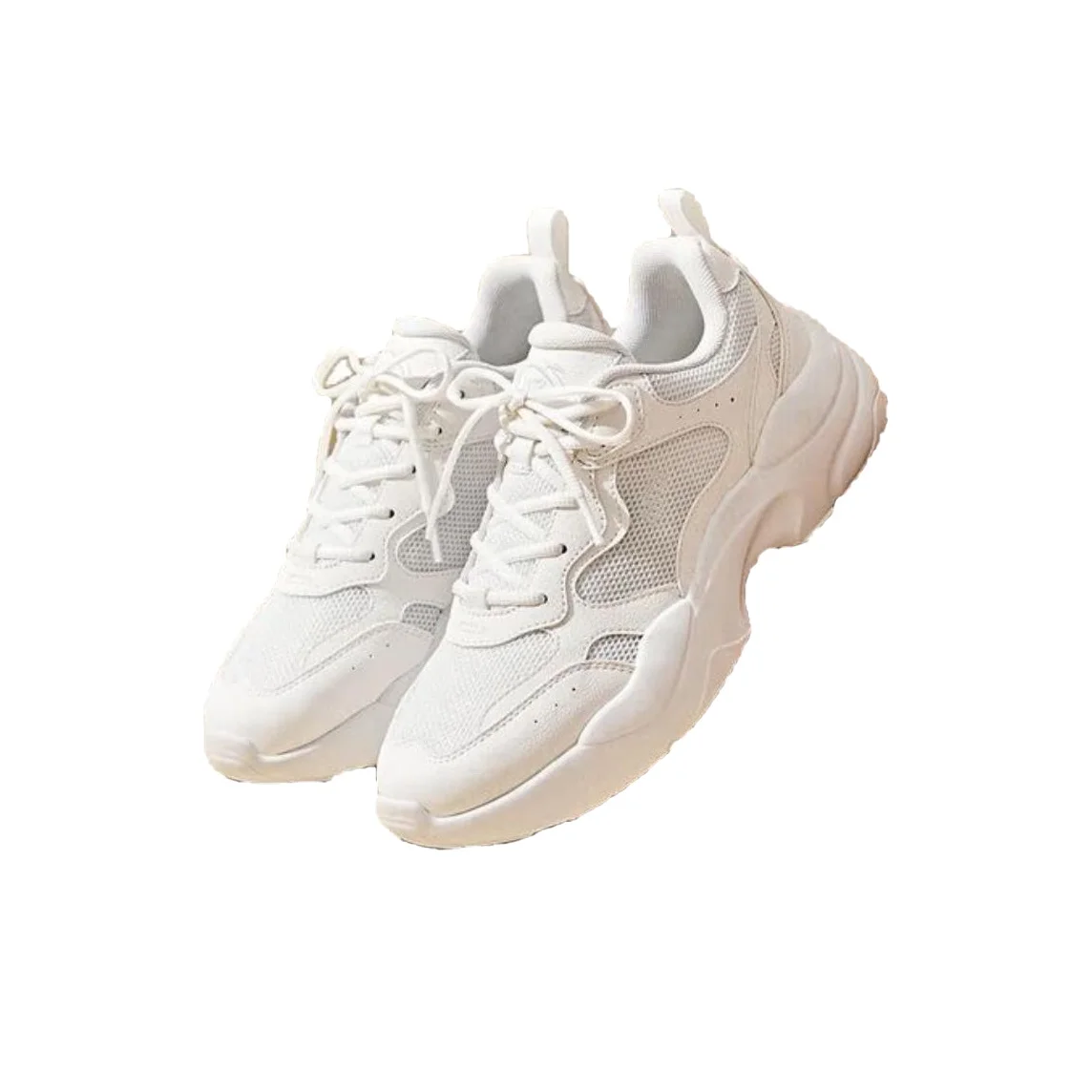 Anta Life Collection Cushioning Slip Resistant Breathable Low top Chunky Sneakers Women's Papyrus White 122538814-6