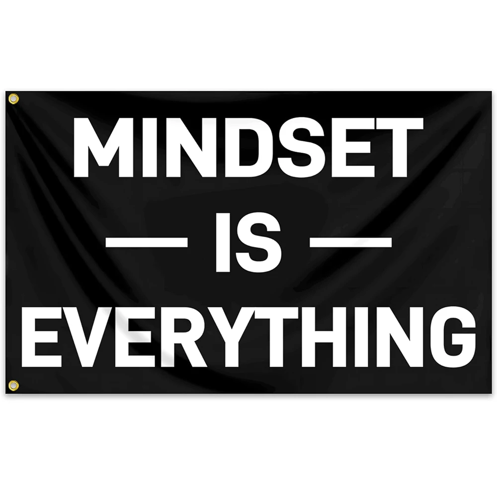 Flagnshow 100% Polyester Mindset is Everything Flag