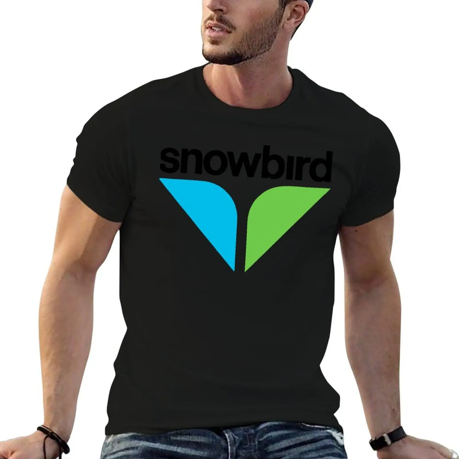 

Snowbird Logo Merchandise Essential T-Shirt t shirts for man pack cotton t shirts designer T-Shirt