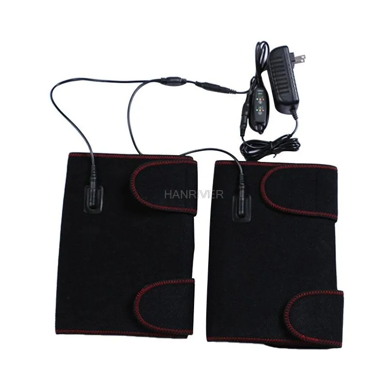 Electric heat kneepad and hot compress leg joints Old cold legs keep warm and prevent cold 12V electric heating 1 pair