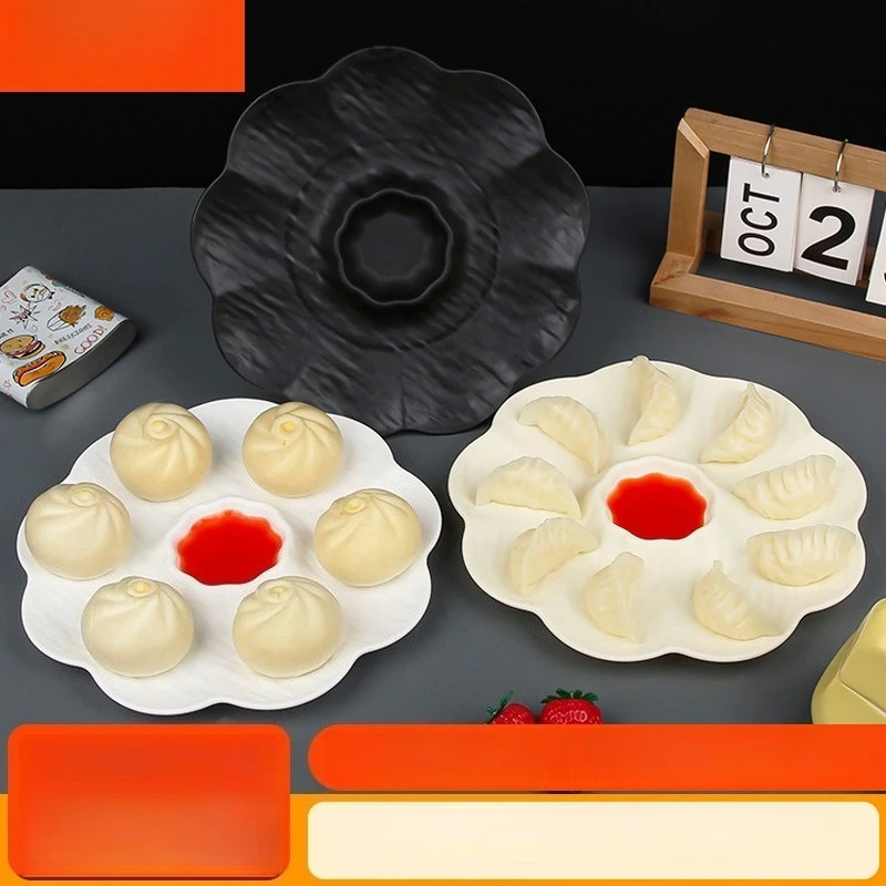 

Блюдо для соуса с креативным каменным узором и подносом для уксуса для домашнего использования при сушиных закусок