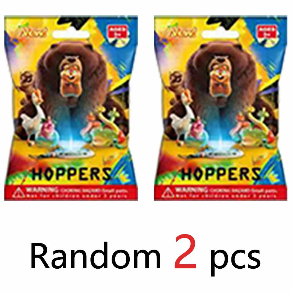 2026 HOT 24pcs/set HOPPERS Beaver Transformation Plan Series keychain Figure Hoppers Action Figure Movie Model Toys Kids Gift