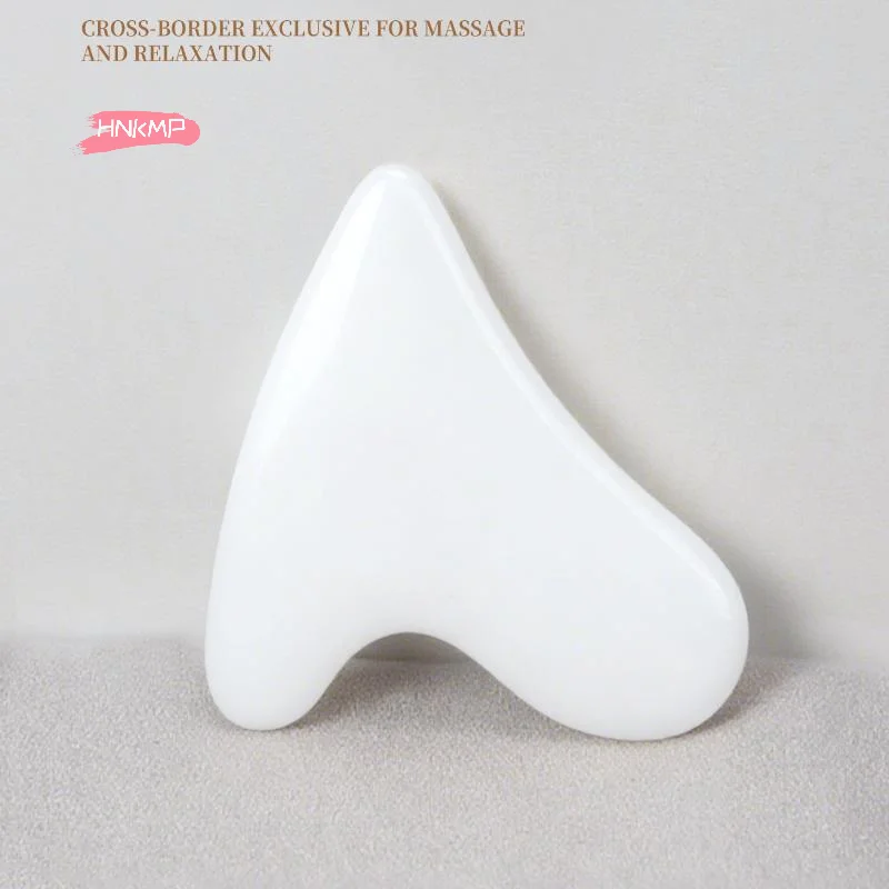 High Silicon Glass Gua Sha Board Facial Scraper Plate for Face Body Neck Leg - Skin Care Beauty Health Massager Tool