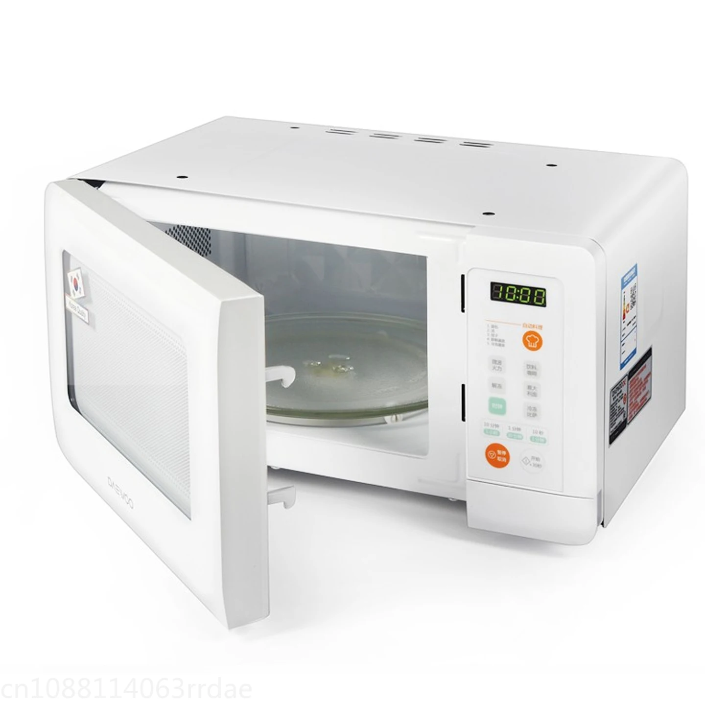 متوفر في المخزون 15 لتر فرن ميكروويف منزلي صغير 500 وات تسخين القرص الدوار، معلق/سيارة ثنائي الغرض ذوبان تسخين سريع متعدد الوظائف